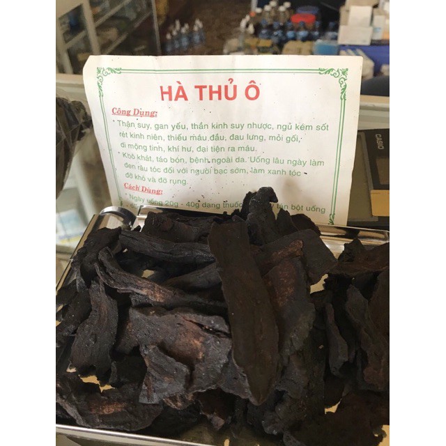 Sỉ giá rẻ hà thủ ô chế đỗ đen nguyên miếng 500g