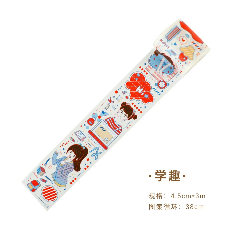 [HCM]Washi tape cô gái đáng yêu (Hàng có sẵn)