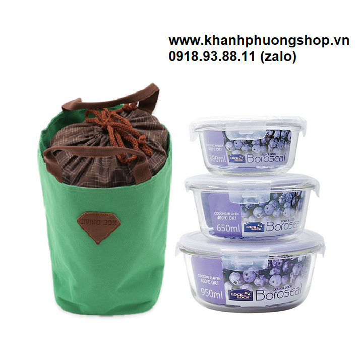 hộp cơm thủy tinh lock&amp;lock - hộp cơm thủy tinh