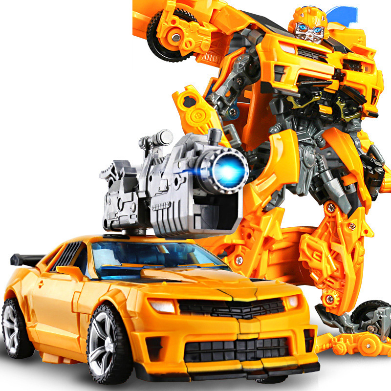 Robot biến hình ôtô Transformer cao 20cm mẫu Optimus hoặc Bumble Bee