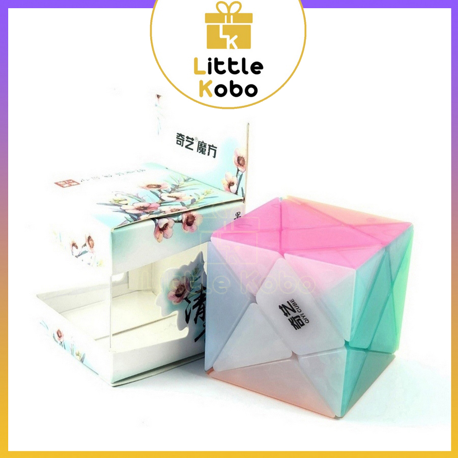 Rubik Axis Cube QiYi Jelly Thạch Anh Rubik Biến Thể