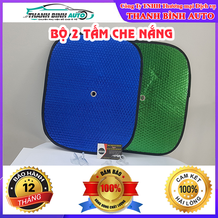 Bộ 2 Tấm Che Nắng Cửa Bên Ô Tô - Tấm Che Nắng Ô Tô Hàng Dày Cam Kết Hàng Chuẩn