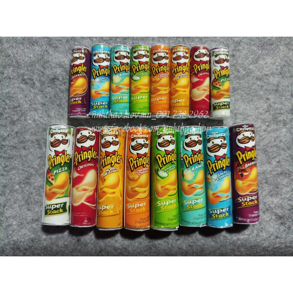 Minifood trang trí mô hình, búp bê_mô hình khoai tây hộp