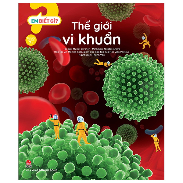 Fahasa - em biết gì? - thế giới vi khuẩn