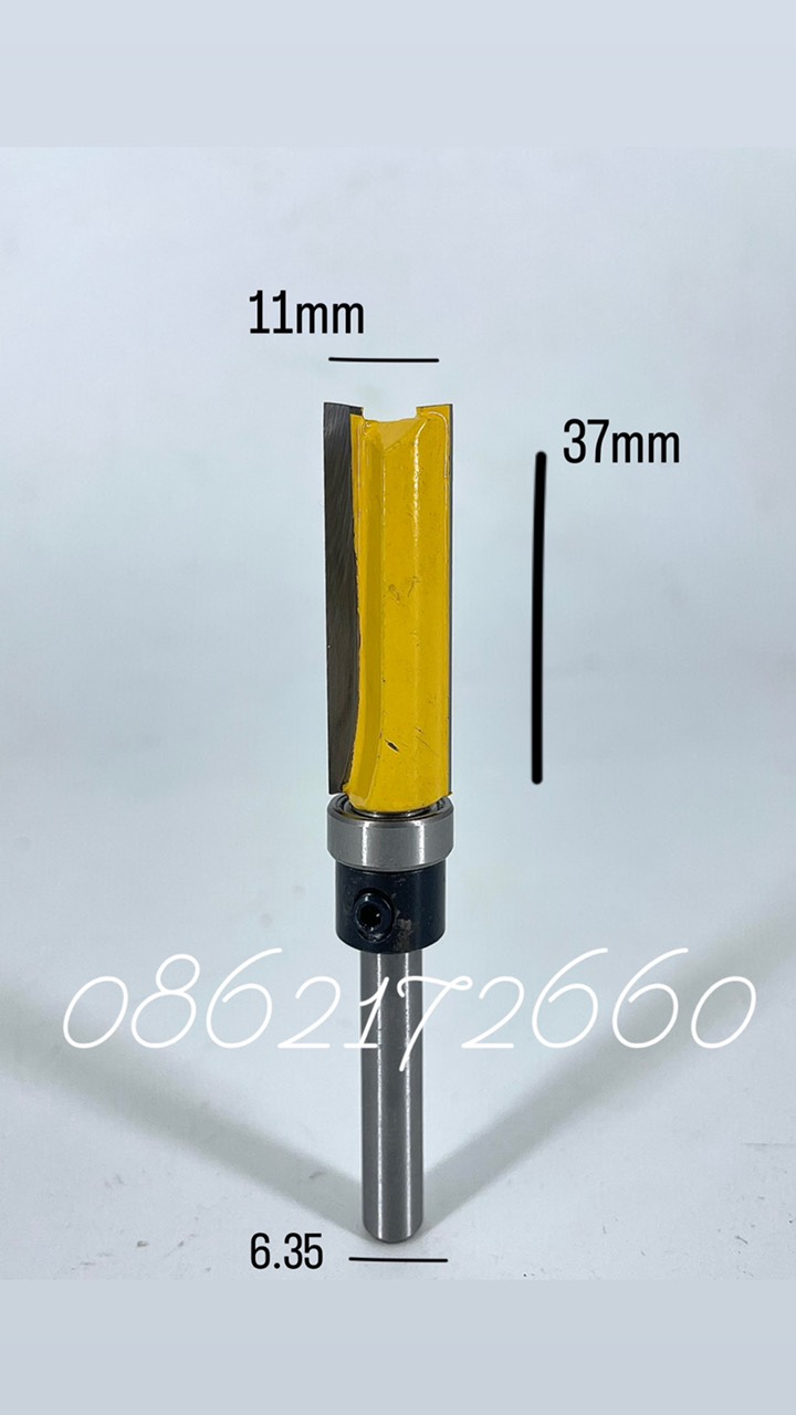 Mũi phay vàng thẳng bi dưới 1/437