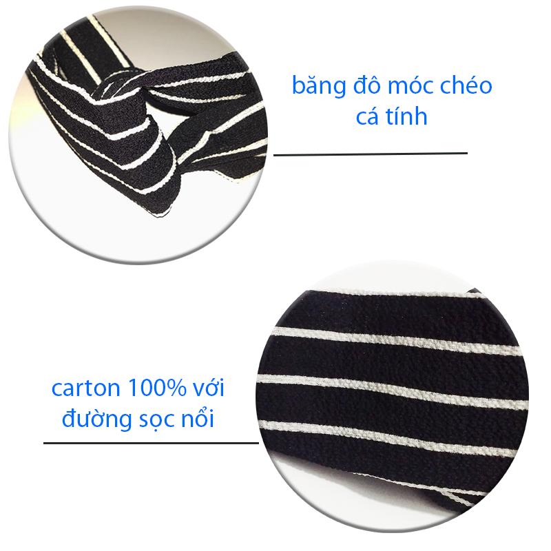 Băng đô turban chéo thời trang cao cấp