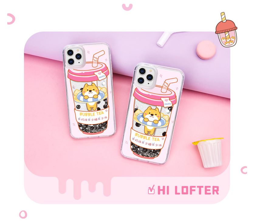 Ốp lưng hình trà sữa 3d cho iphone 11