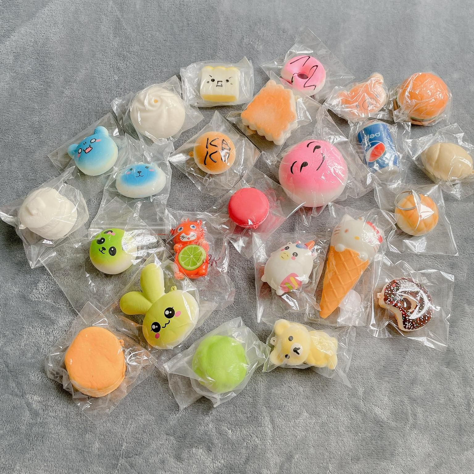 squishy mini đủ hình dễ thương
