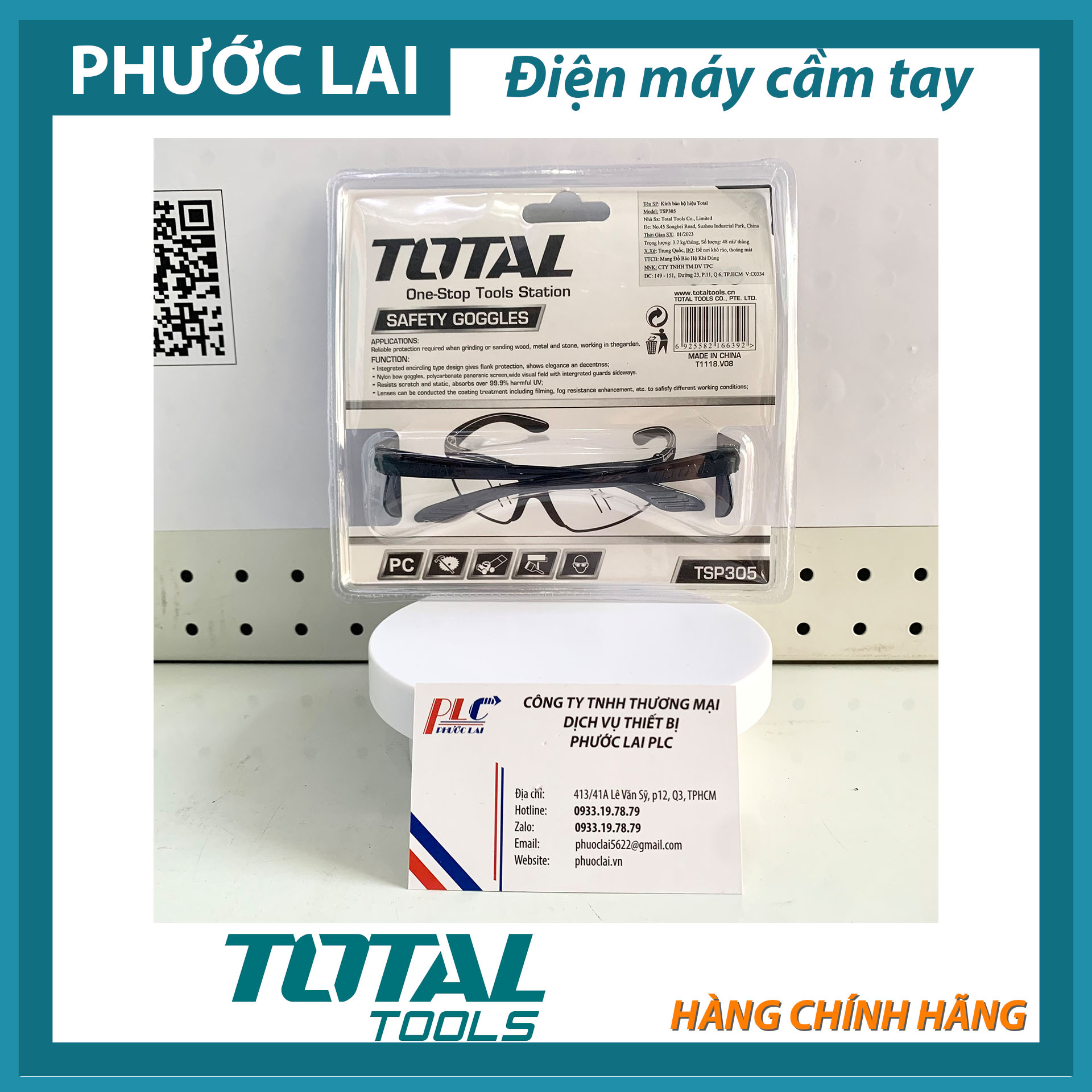 Kính bảo hộ Chính Hãng TOTAL TSP305