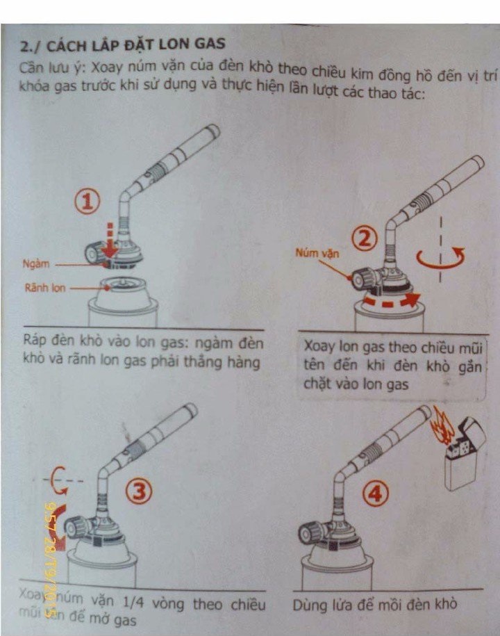 Đèn Khò Hàn Kovea KT-2108 2 Ống Cao Cấp