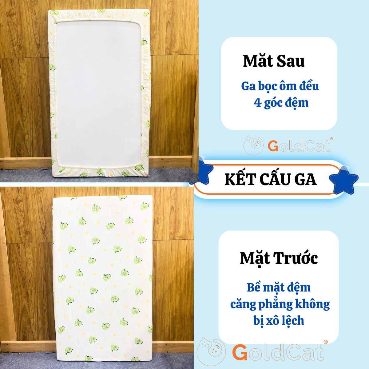 Ga Cũi Cho bé Goldcat (Cắt Theo Kích Thước Yêu Cầu)