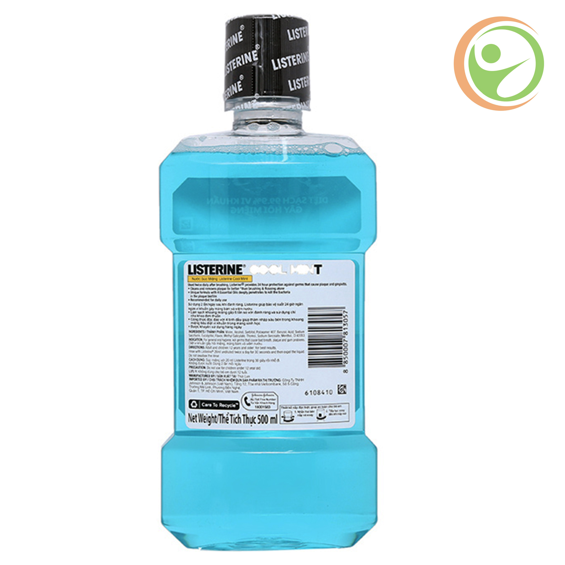 Nước súc miệng Listerine  - Chai 500 ML.