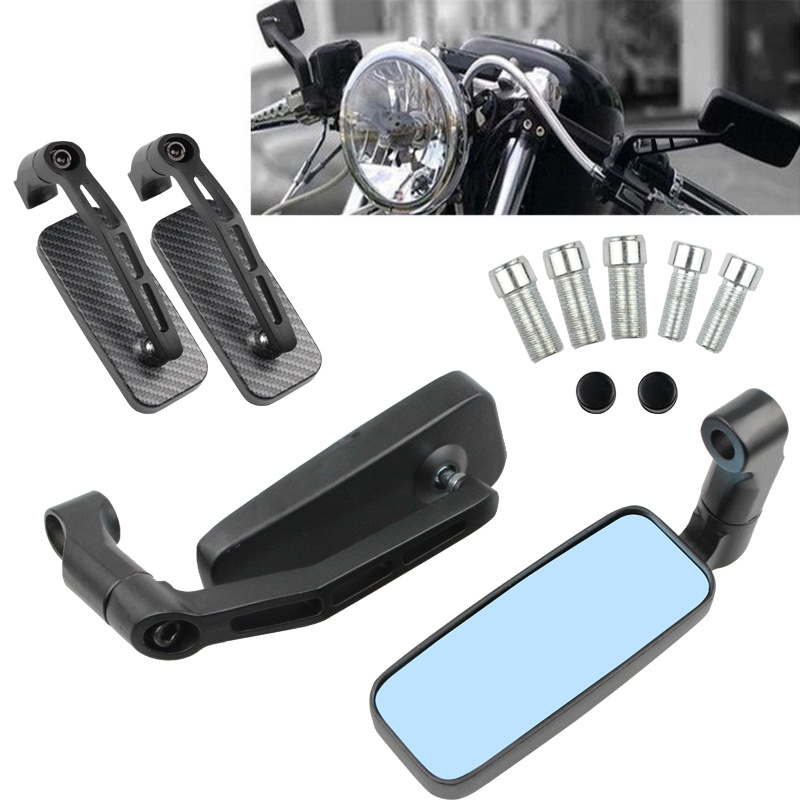 Cặp gương chiếu hậu xe máy gương xanh hình wide