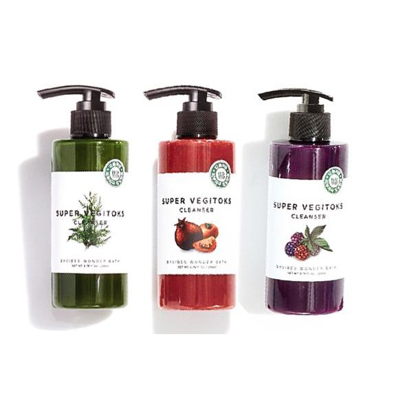 Sữa rửa mặt rau củ Super Vegitoks Cleanser