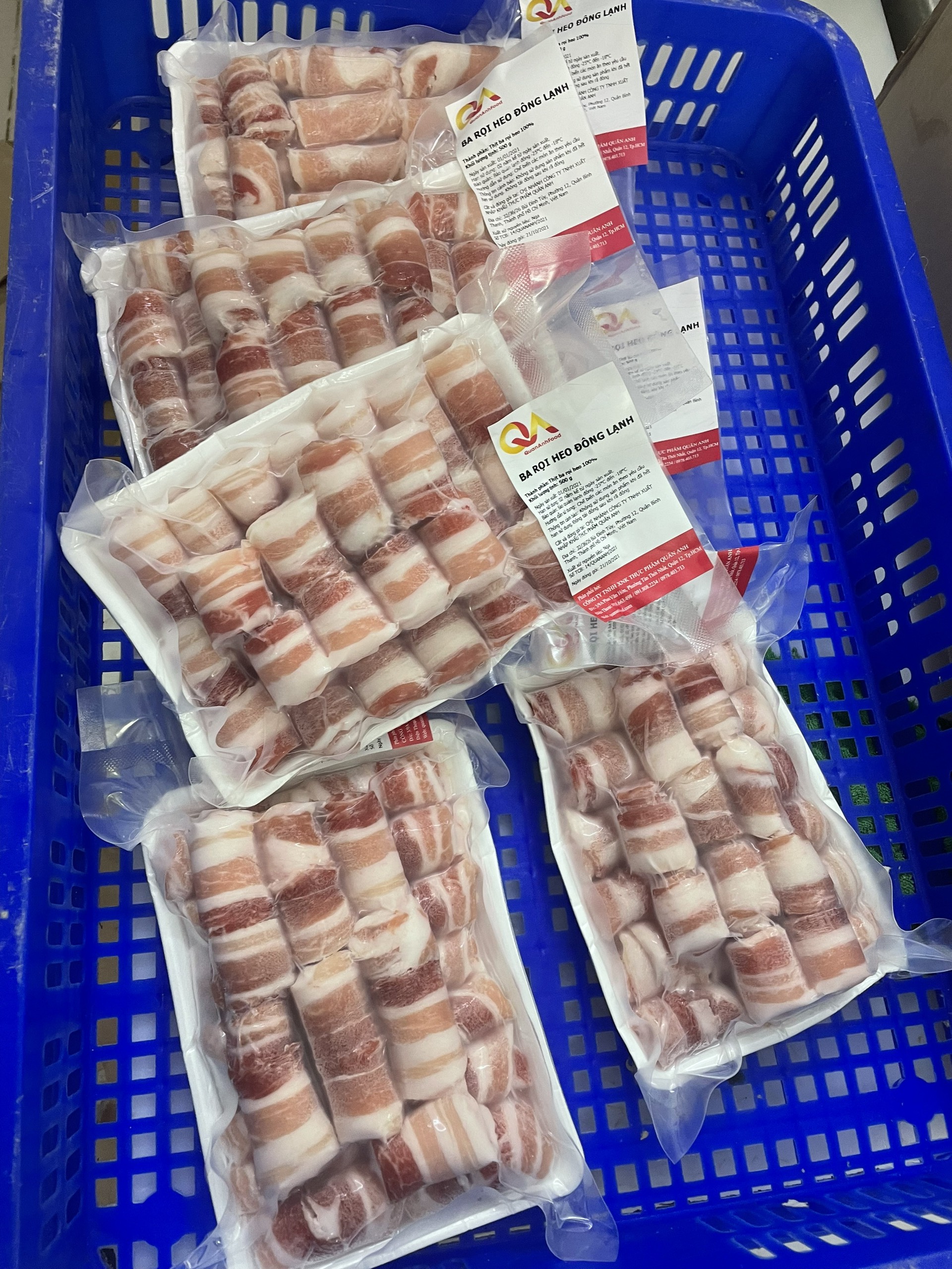 [CHỈ GIAO HỎA TỐC HCM] - BA RỌI HEO KHÔNG DA BÀO MỎNG