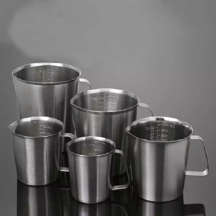 Ca Inox 700 ML Có Chia Vạch
