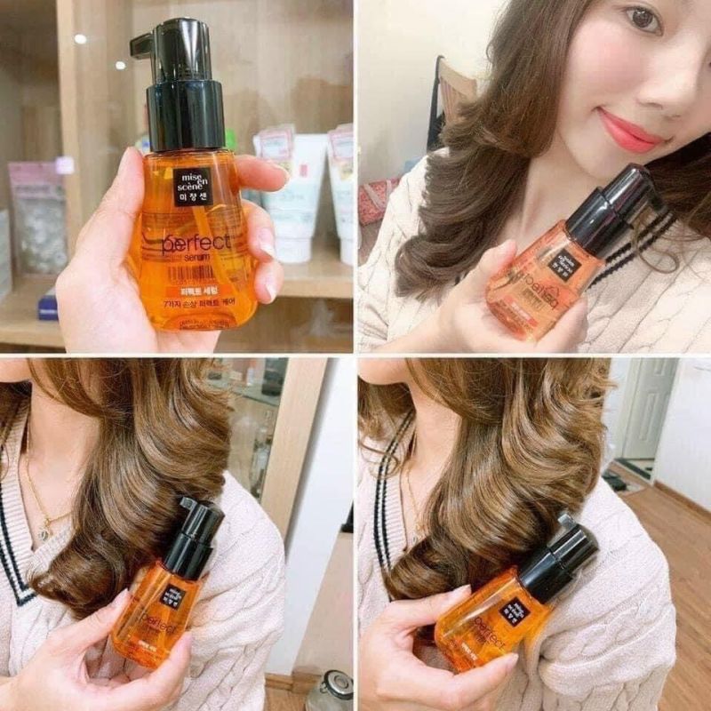 【💯Hàng thật】Dưỡng tóc mise en scene 80ml Làm mượt tóc phục hồi tóc khô