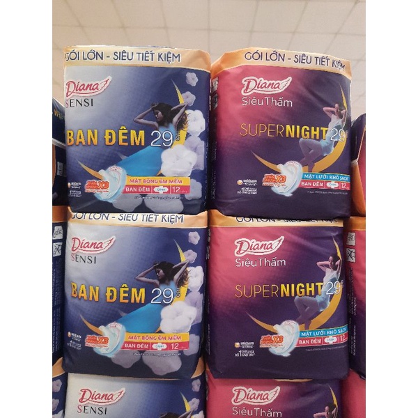 Bvs Diana ban đêm siêu thấm 29cm 12M