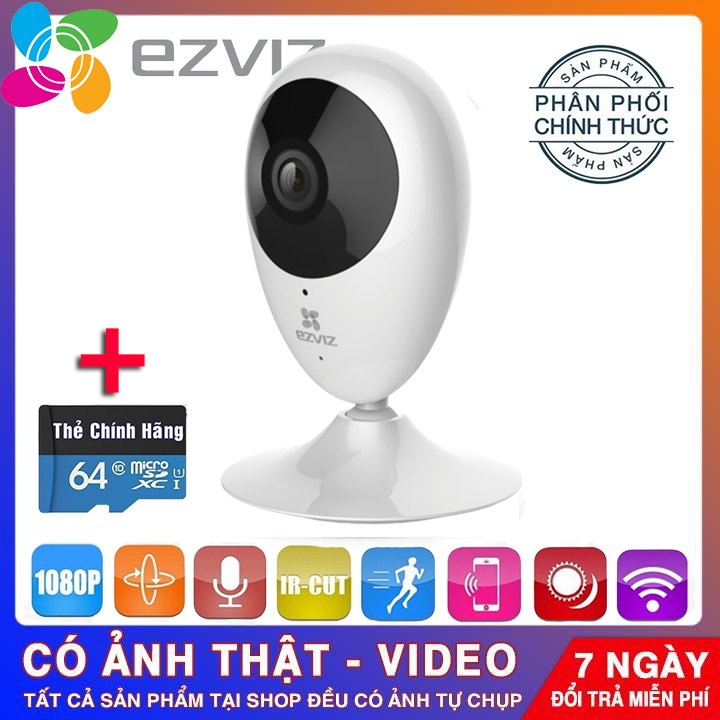 >> BÁO GIÁ (KÈM THẺ CHUYÊN DỤNG LÊN TỚI 64GB,TRỊ GIÁ 399K) CAMERA WIFI TRONG NHÀ VÀ NGOÀI TRỜI YOOSEE S10, 3.0 MPX ,ĐÀM T | Shopee Lazada Sendo Tiki mới nhất 64 (KÈM THẺ CHUYÊN DỤNG TỚI 64GB) Camera ip WiFi không dây EZVIZ CS-CV206 ( C2C ) FULLHD 1920 X 1080P GÓC RỘNG TỚI 130° XEM ĐÊM CẢNH BÁO GHI HÌNH LIÊN TỤC CÓ GHI ĐÈ