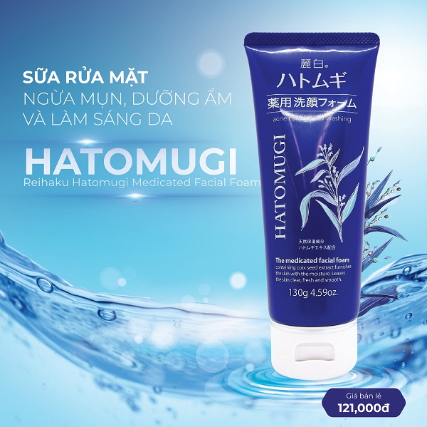 Sữa rửa mặt Ý Dĩ Hatomugi Naturie Skin Lyo.vn