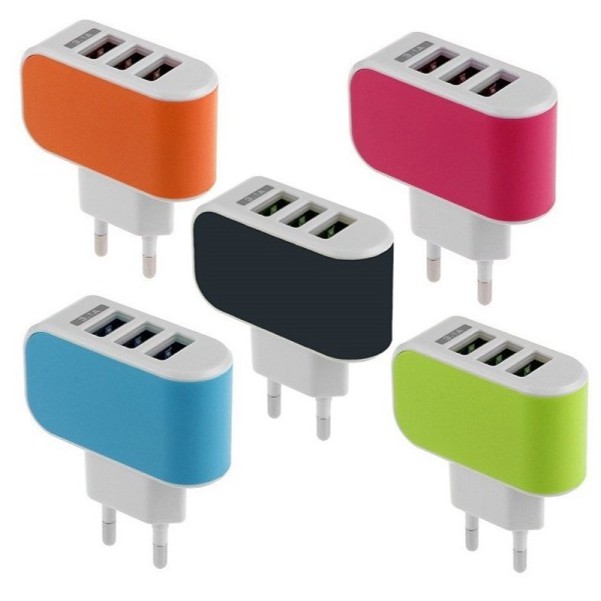 CÓC SẠC 3 CỔNG USB GIÁ RẺ.