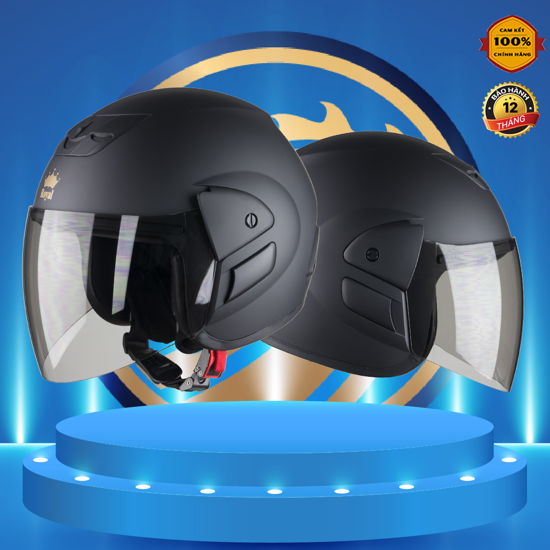 Mũ Bảo Hiểm 3/4 Royal M01 Có Kính