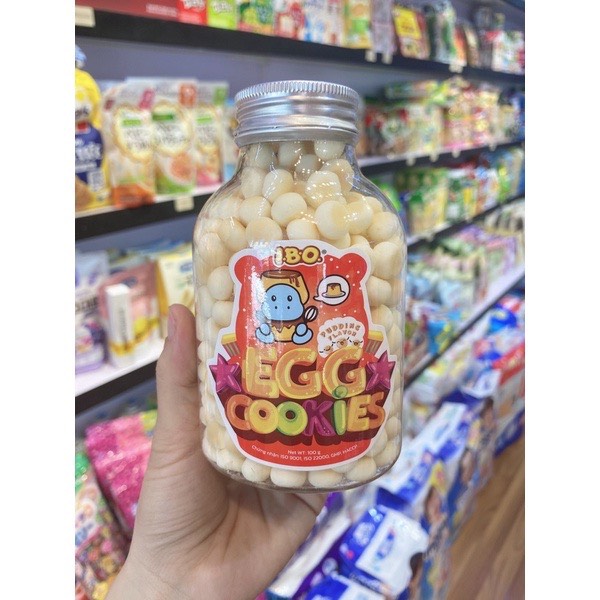 Bánh ăn dặm men trứng IBO dành cho bé từ 6m+