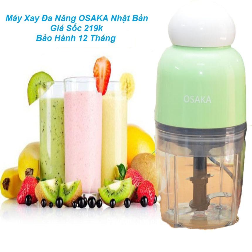 Máy xay thịt Nhật Bản, Bán máy xay Osaka, máy xay đa năng nhập khẩu - Bảo hành uy tín 1 đổi 1, may xay thit 2 luoi dao Nhat Ban