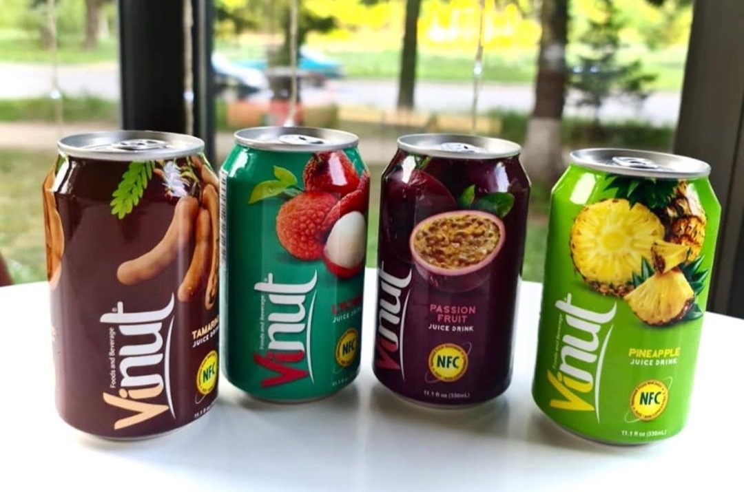 [KHAY 24 LON] Nước Ép Thơm Vinut 330ml