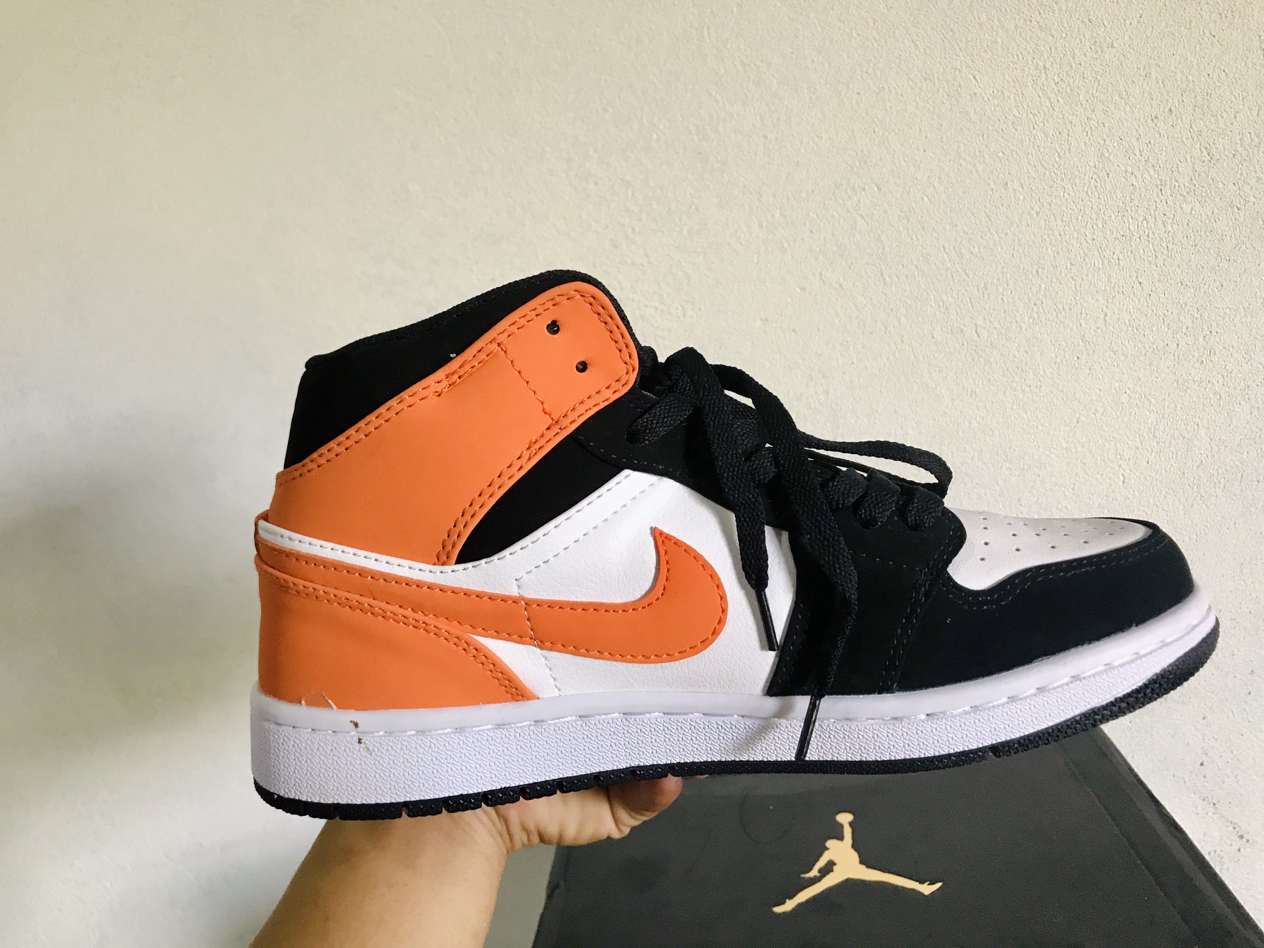 (FREESHIP+ QUÀ TẶNG)Giày Sneaker JD CAM ĐEN SIÊU CẤP [Full Box] D&P HÀNG SIÊU CẤP