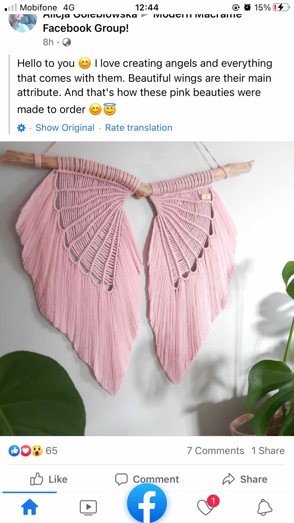 [HCM]CÀNH CÂY GỖ TỰ NHIÊN LÀM MACRAME-Chiều dài 45-50 cm