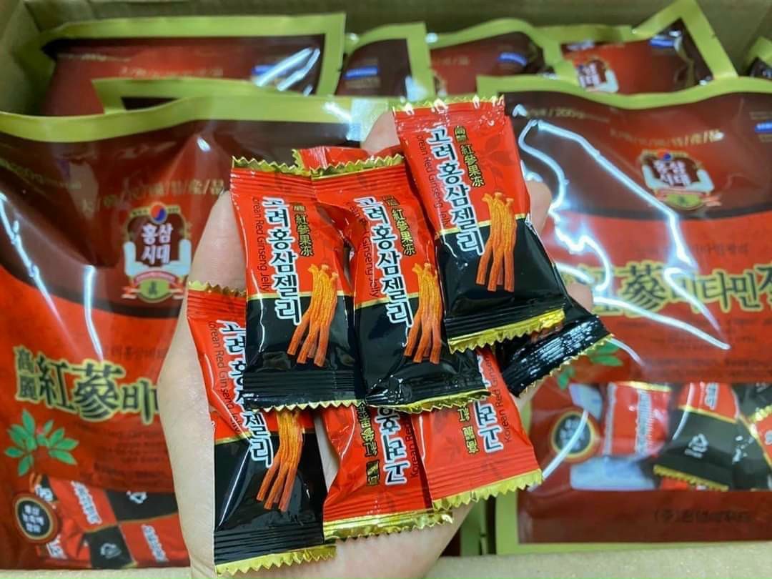 Kẹo Sâm Dẻo Hàn Quốc 200G - Kẹo Sâm Hàn Quốc