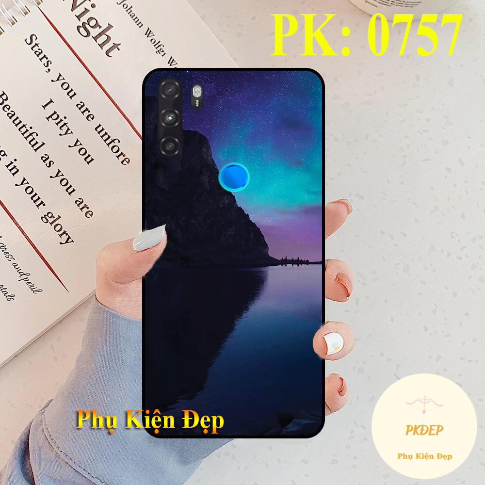 [HCM]Ốp lưng Vsmart Active 3 dẻo đen in hình phong cảnh đẹp