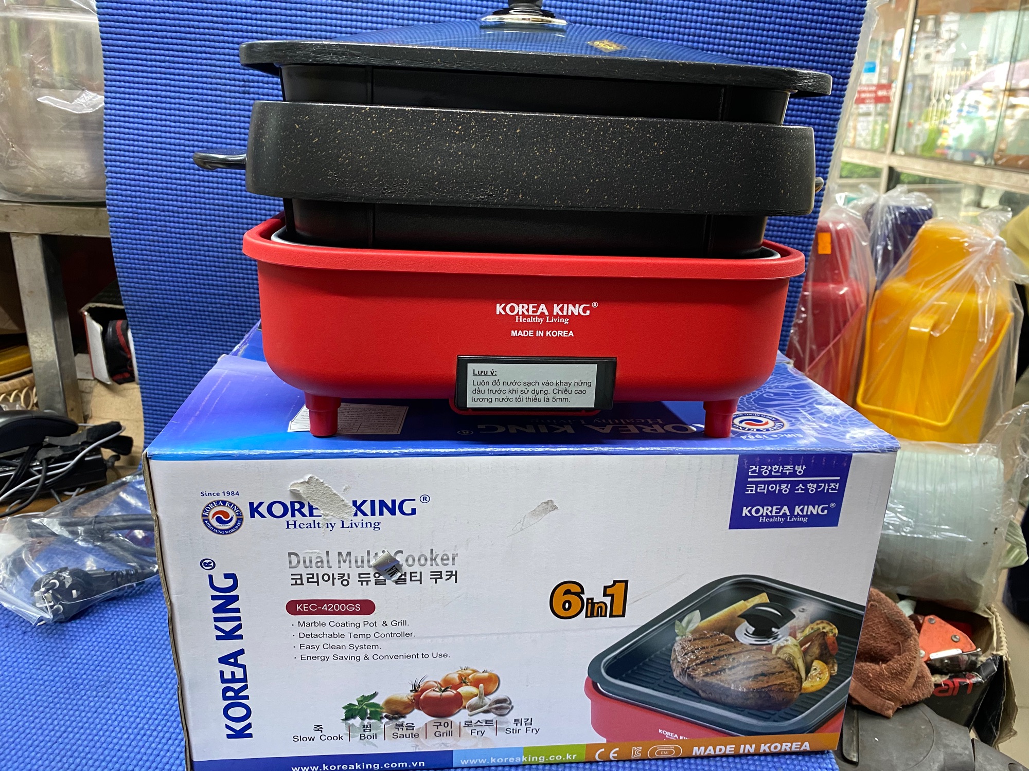 Nồi lẩu nướng korea king đa năng
