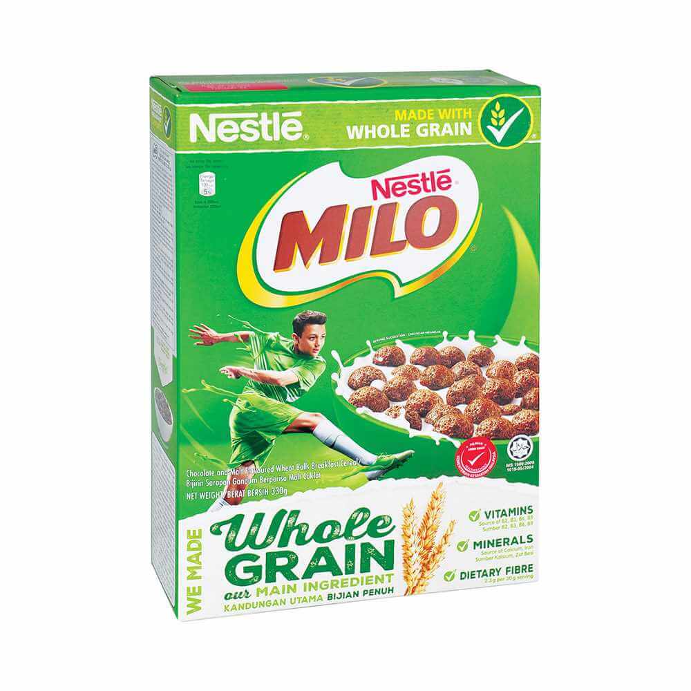 NGŨ CỐC MILO ĂN SÁNG HỘP 330G