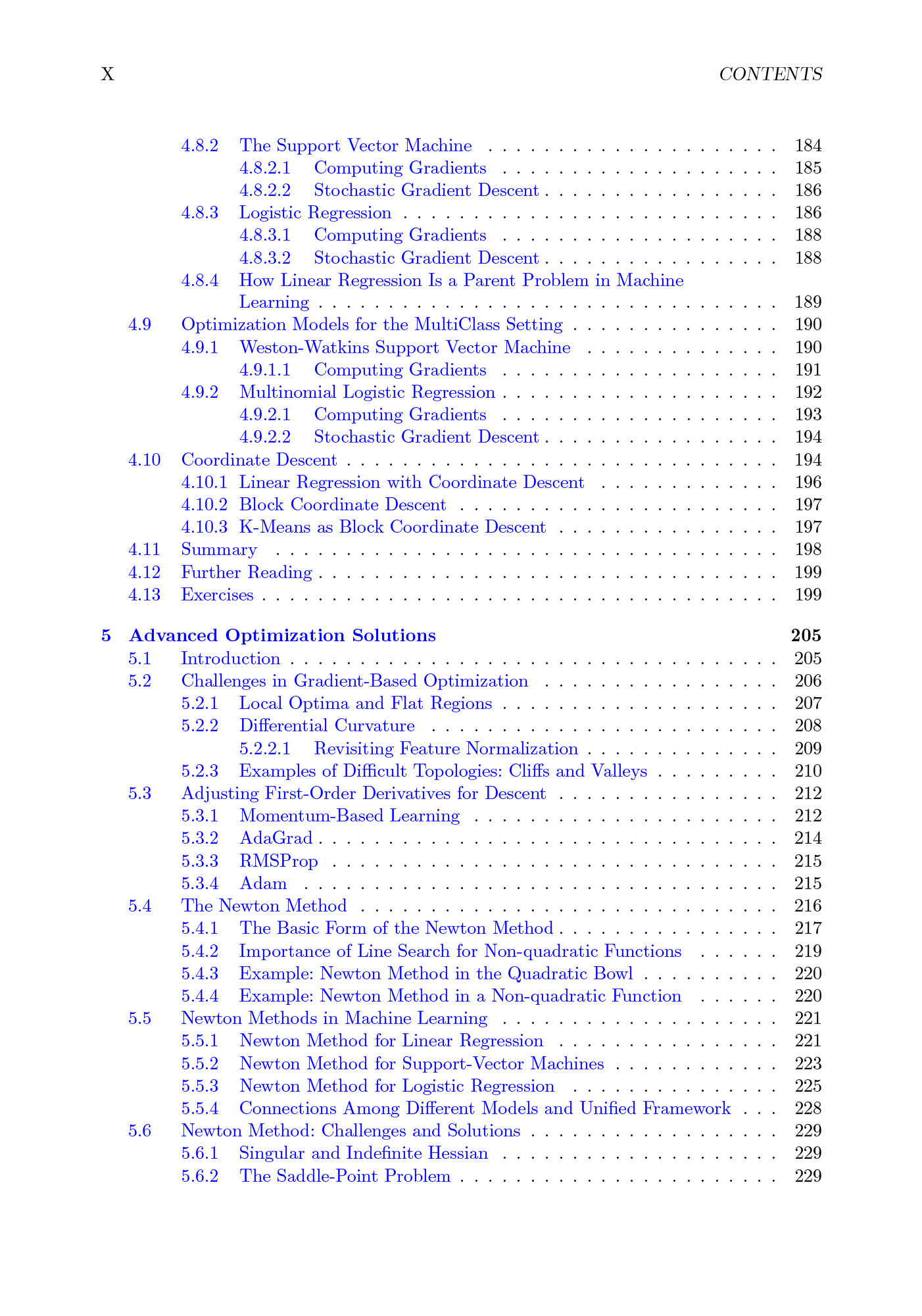 Linear Algebra and Optimization for Machine Learning: A Textbook