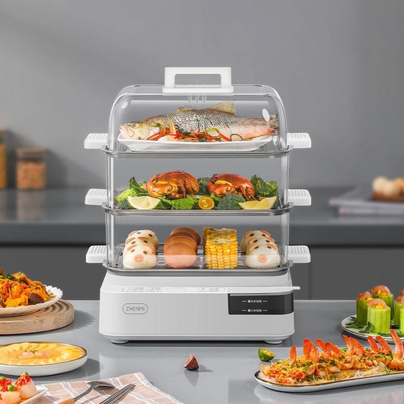 Nồi hấp điện 3 tầng đa năng XIAOMI ZHENMI 20L