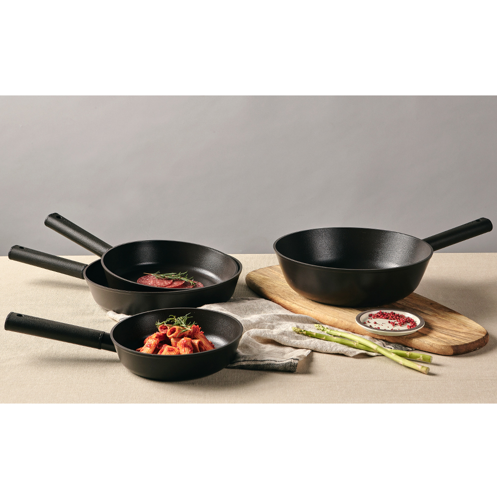 Chảo rán NEOFLAM Noblesse (20cm, 24cm, 28cm) Không PFOA Đen
