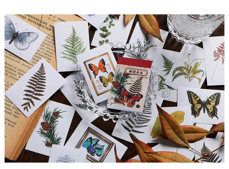 Sticker đóng cuốn dạng cổ điển 50 tấm