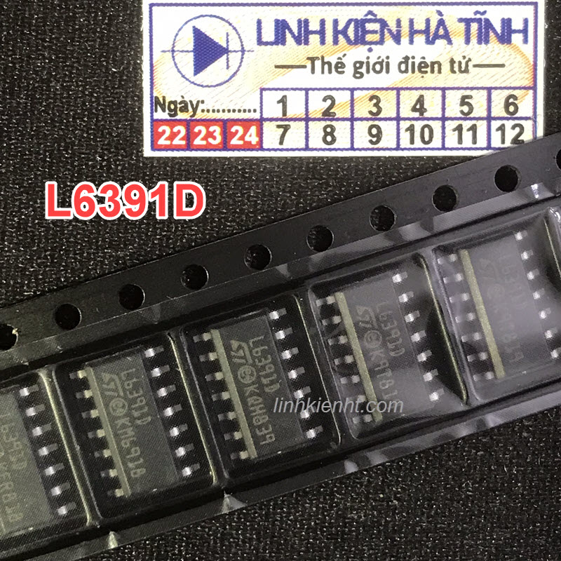 Ic điều khiển l6391d l6391dtr l6391 sop-14 mới