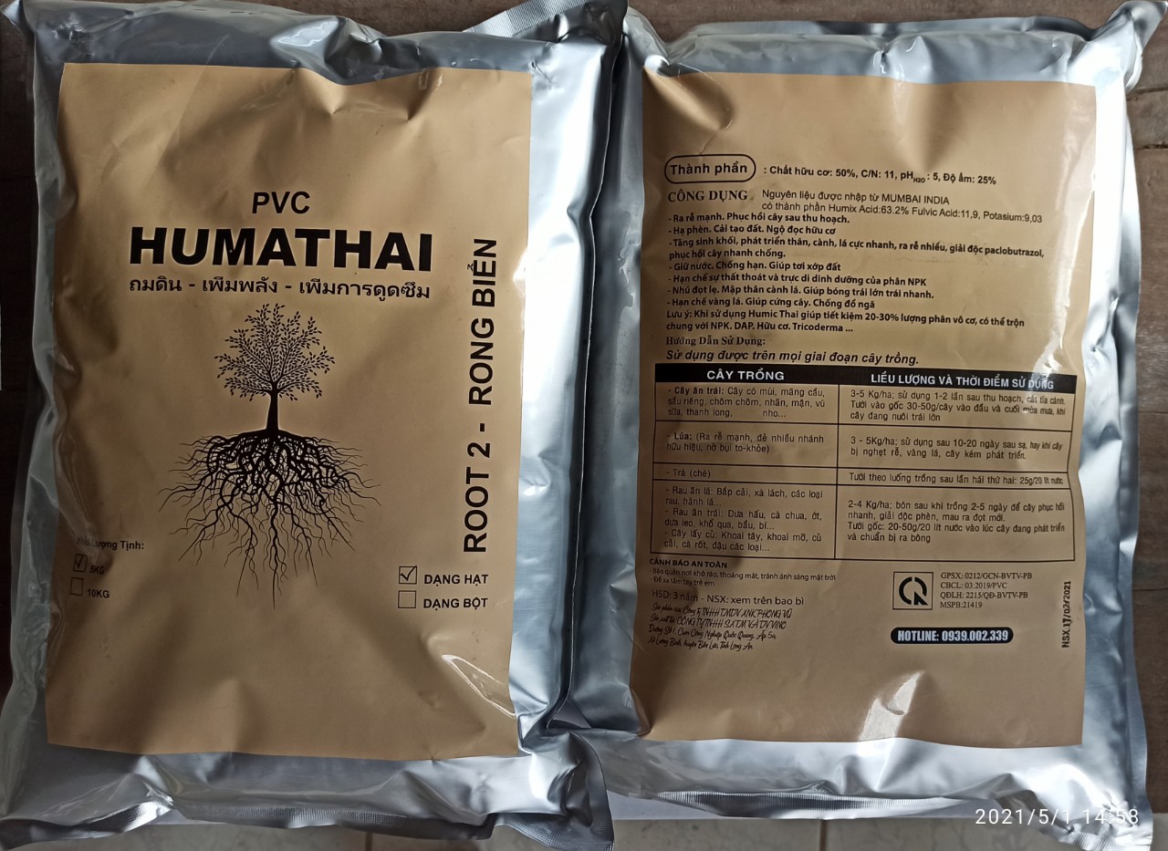 Phân bón Roots2 Thái Lan - Túi 5Kg