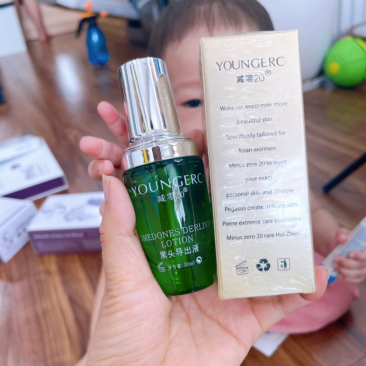 Ủ mụn đầu đen, mụn cám, Ủ mụn Youngerc chai 30ml