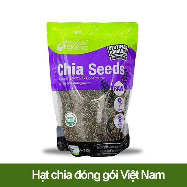 [HCM]Hạt chia úc organic 100gr hàng chuẩn loại 1