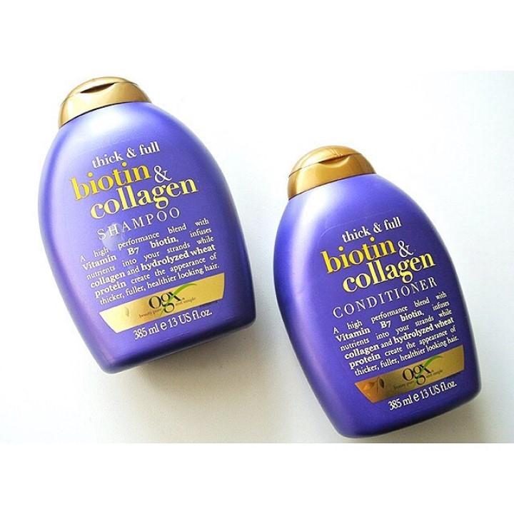 DẦU XẢ KÍCH THÍCH MỌC TÓC BIOTIN & COLLAGEN OGX 385ML MỸ