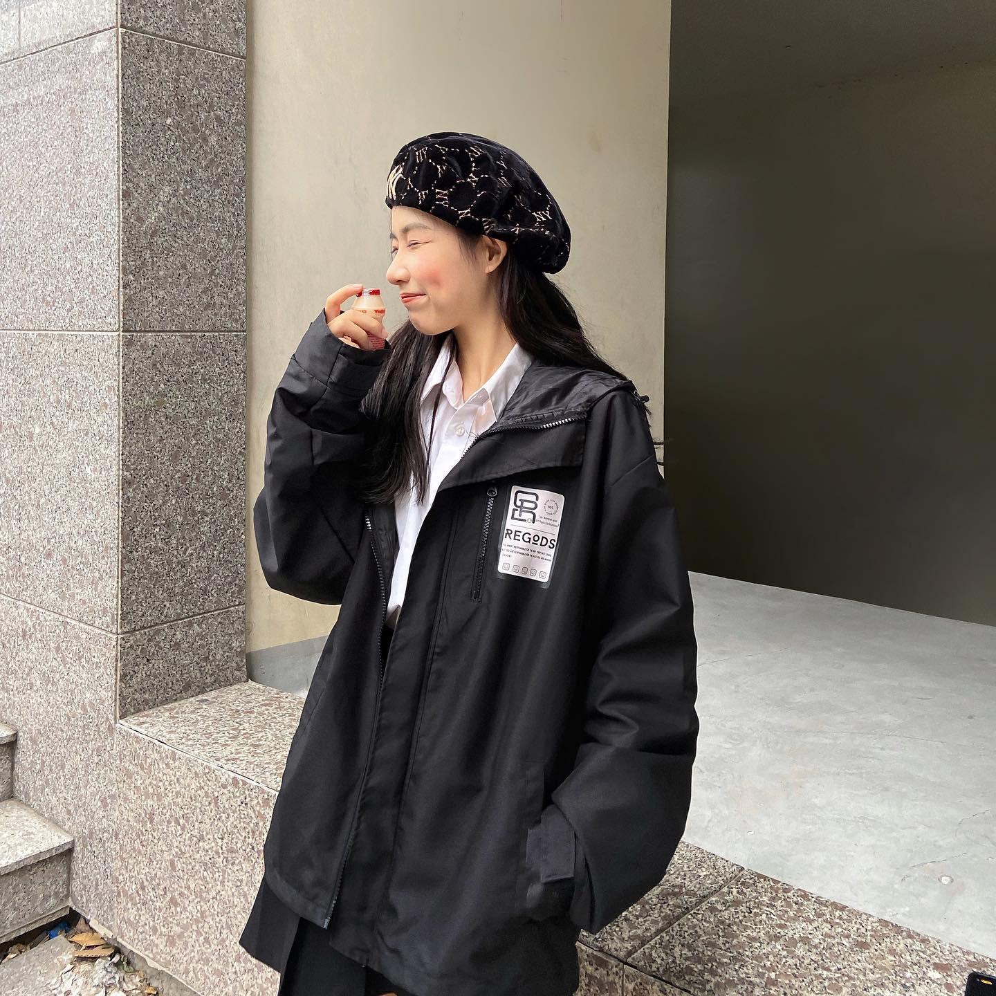 [HCM]Áo Khoác Dù ( REGODS JACKET EMOJI )