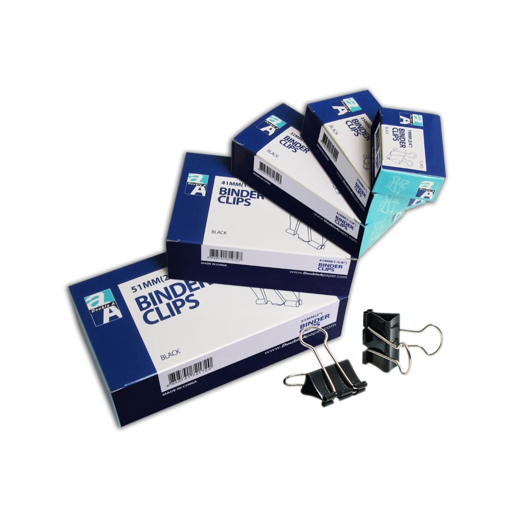 1 Hộp 12 cái Kẹp bướm DoubleA 25mm