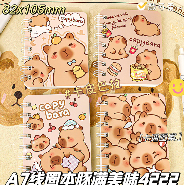 Sổ Lò Xo A7 Capybara Trend