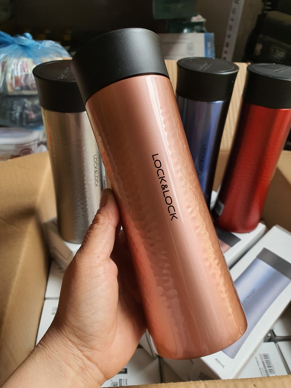 Bình giữ nhiệt tumbler locklock 400ml