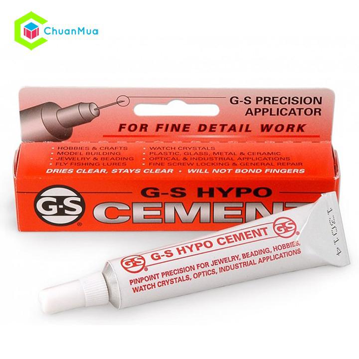 Keo dán kính đồng hồ, dán hạt, đính đá trang sức g-s hypo cement gda093
