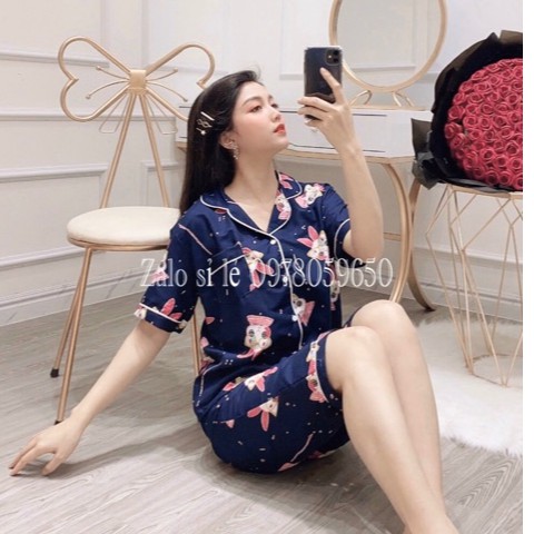 Bộ Ngủ pijama quần lửng chất đẹp